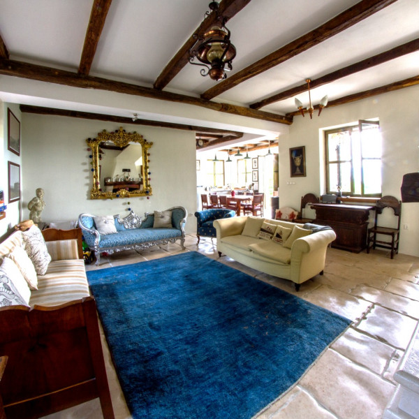 Living room, Beautiful stone villa in Istria with private pool, Villa Bazjaki, Istria  Livade